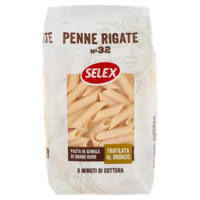 Selex Pasta Di Semola Trafilata Al Bronzo Penne Rigate 500 g