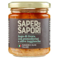 Selex Saper Di Sapori Sugo Di Orata Con Pomodorini e Olive Taggiasche 180 g