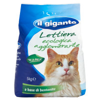 IL GIGANTE Lettiera Ecologica Agglomerante 5 Kg