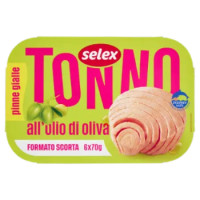 Selex Tonno All'Olio Di Oliva 6x70 g