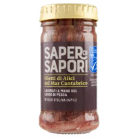 Selex Saper Di Sapori Filetti Di Alici Del Mar Cantabrico In Olio Di Oliva 100 g
