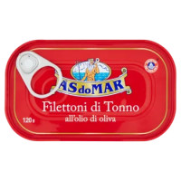 Asdomar Filettoni Di Tonno All'olio Di Oliva 120 g