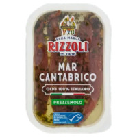 Rizzoli Filetti Di Alici Del Mar Cantabrico Olio 100% Italiano Prezzemolo 40 g