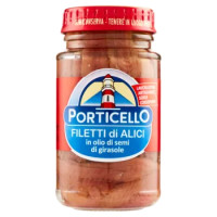 Porticello Filetti Di Alici In Olio Di Semi Di Girasole 140 g
