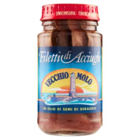 Vecchio Molo Filetti Di Acciughe In Olio Di Semi Di Girasole 140 g