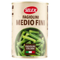 Selex Fagiolini Medio Fini Lessati 400 g