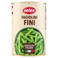 Selex Fagiolini Fini Lessati 400 g