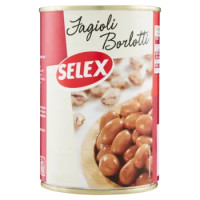 Selex Fagioli Borlotti Lessati 400 g