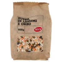 Selex Legumi e Cereali Secchi Misto Per Minestrone D'Orzo 500 g