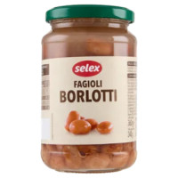 Selex Fagioli Borlotti Lessati 360 g