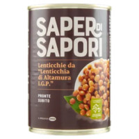 Selex Saper Di Sapori Lenticchie Lessate Da "Lenticchia Di Altamura I.G.P." 400 g