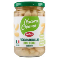 Selex Natura Chiama Fagioli Cannellini Lessati Italiani Biologici 300 g