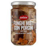 Selex Funghi Misti Con Porcini In Olio Di Semi Di Girasole 280 g