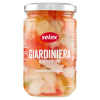 Selex Giardiniera Aromatizzata Con Aceto Di Vino 300 g