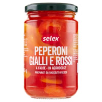 Selex Peperoni Giallo Rossi In Agrodolce 300 g