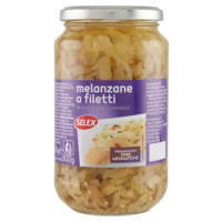 Selex Melanzane a Filetti In Olio Di Semi Di Girasole 530 g