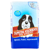 Tappetini Assorbenti Per Animali 10 Pezzi Cm 60x90