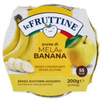 Le Fruttine Purea Di Mela e Banana 2 x 100 g