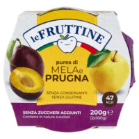 Le Fruttine Purea Di Mela e Prugna 2 x 100 g