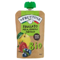 Le Fruttine Bio Frullato Mela, Fragola Mirtillo 100 g
