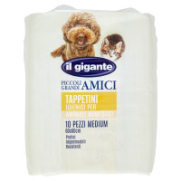 IL GIGANTE Piccoli Grandi Amici Tappetini Igienici Per Animali Domestici Medium 60x60cm 10 Pz
