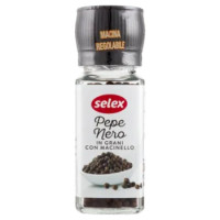 Selex Pepe Nero In Grani Con Macinello 48 g