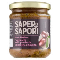 Selex Saper Di Sapori Paté Di Olive Taggiasche 180 g