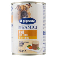 IL GIGANTE Piccoli Grandi Amici Paté Con Pollo e Tacchino 400 g