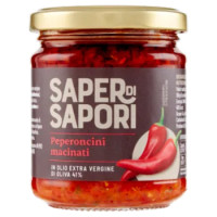 Selex Saper Di Sapori Peperoncini Macinati In Olio Extra Vergine Di Oliva 170 g