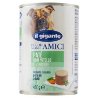 IL GIGANTE Piccoli Grandi Amici Paté Con Vitello e Verdure 400 g