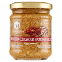 Mastrototaro Food Bruschetta Con Carciofi e Pomodori Secchi 180 g