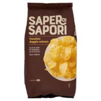 Selex Saper Di Sapori Patatine Doppia Cottura Classiche 130 g