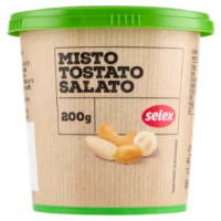 Selex Frutta Secca Mista Tostata e Salata 200 g
