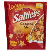 Lorenz Saltletts Cocktail Mix Varietà Di Salatini Dorati e Croccanti, Con Sale Marino 180 g