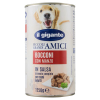 IL GIGANTE Piccoli Grandi Amici Bocconi Con Manzo In Salsa 1250 g