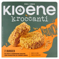 Kioene Kroccanti 2 Burger Di Tofu E Pomodori Secchi Con Panatura Di Cornflakes 180 G