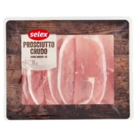 Selex Prosciutto Crudo Senza Glutine e Lattosio a Fette 120 g