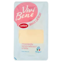 Selex Vivi Bene Mozzarella a Fette Senza Lattosio 150 g