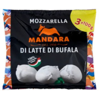 Mandara Mozzarella Di Latte Di Bufala 3 x 100 g