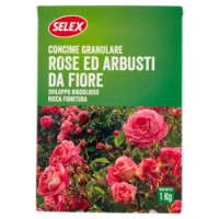Selex Giardinaggio Concime Granulare Per Rose e Fiorite 1 Kg