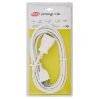 Selex Prolunga Spina 10A + Presa 10A(Ita) Bianco 3 m