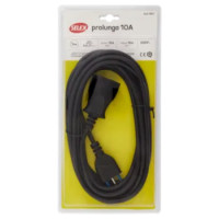 Selex Prolunga Spina 10A + Presa 10A(Ita) Nero 5m
