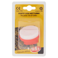 Selex Punto Luce Notturno Per Prese 10a Rosso