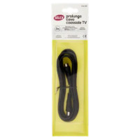 Selex Cavo Tv Spina Assiale + 1 Presa Assiale Diametro 9,5 Mm Nero 2 m