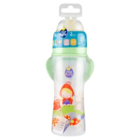 Neo Baby Biberon Passeggio Plastica Collo Largo Caucciù 240ml 2m+