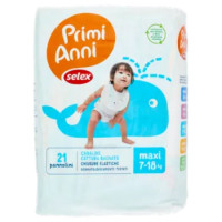 Selex Primi Anni Pannolini Per Bambini Maxi 7-18 Kg 21 Pezzi