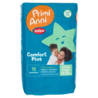 Selex Primi Anni Pannolini Per Bambini Dry Confort Extra Large 15-30 Kg 16 Pezzi