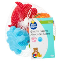 Neo Baby Giochi Bagno Amici Del Mare 6m+ 4 Pz