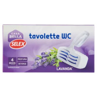 Selex Casa Bella Deodorante Wc Tavolette Lavanda 4 Pezzi