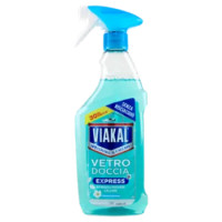 Viakal Express Spray Doccia Senza Risciacquo Fiori Bianchi 470+30ML Gratis